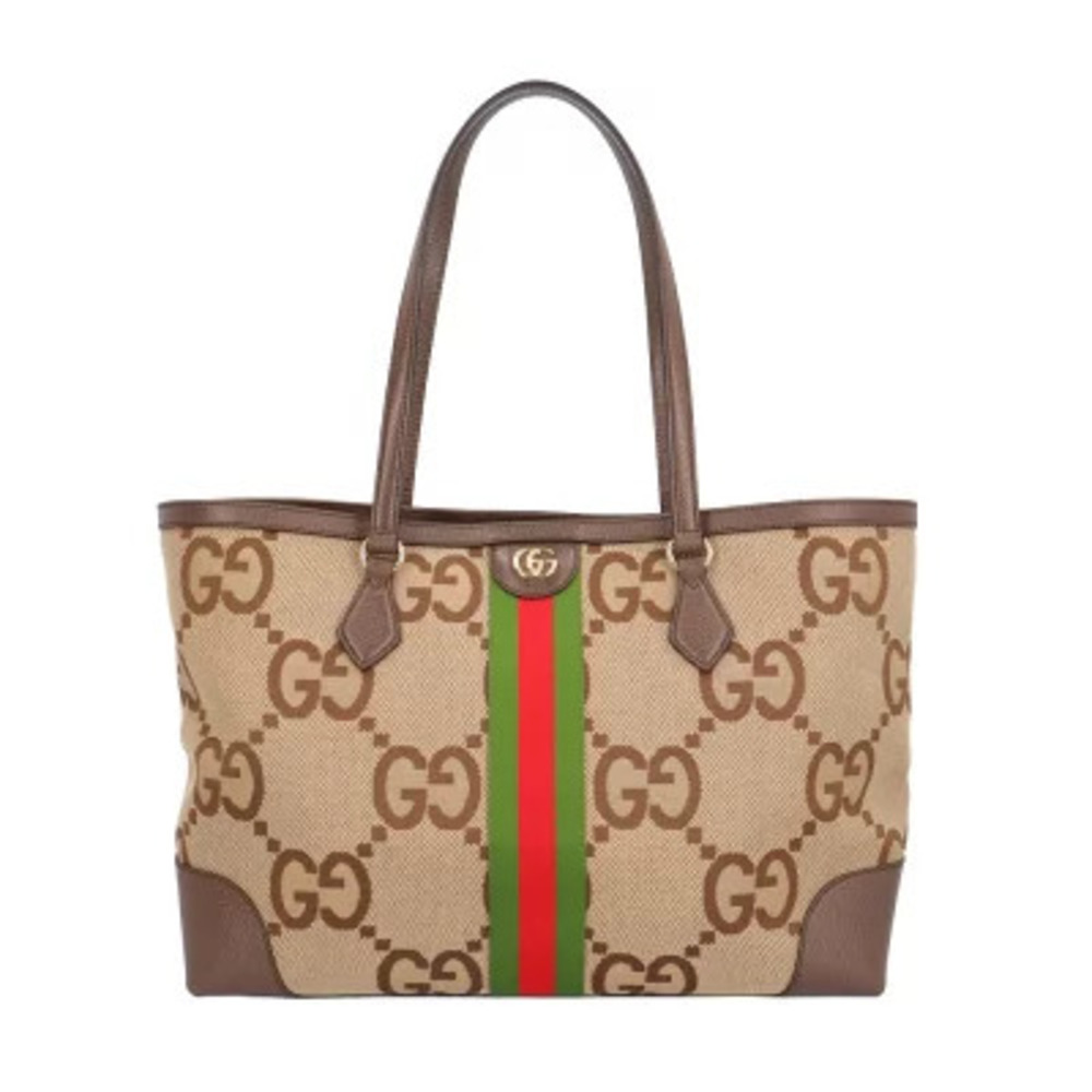 Gucci Jumbo GG Ophidia Tote Bag Canvas Beige - Picture 1 of 7